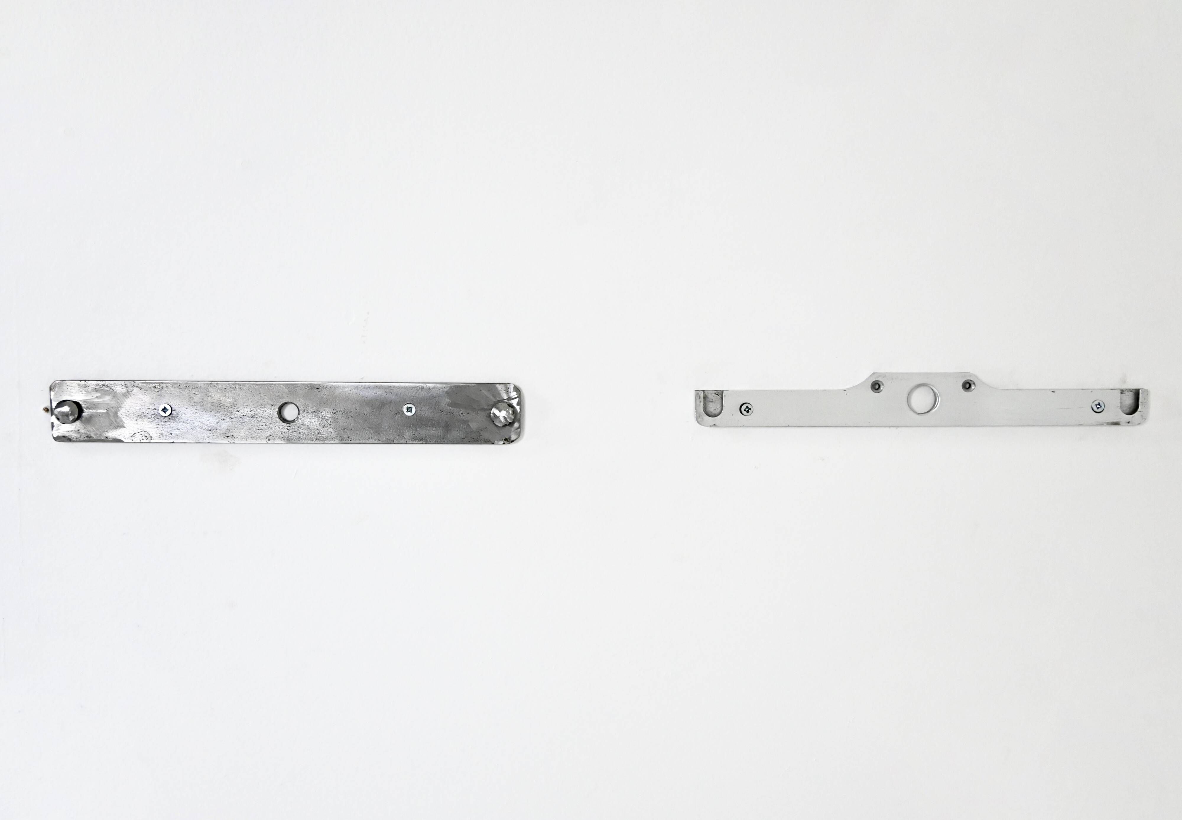 Pair of Chrome Foglio Wall Lights by Tobia & Afra Scarpa for Flos, 1960s