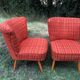 Vintage 1960s Cocktail Armchairs