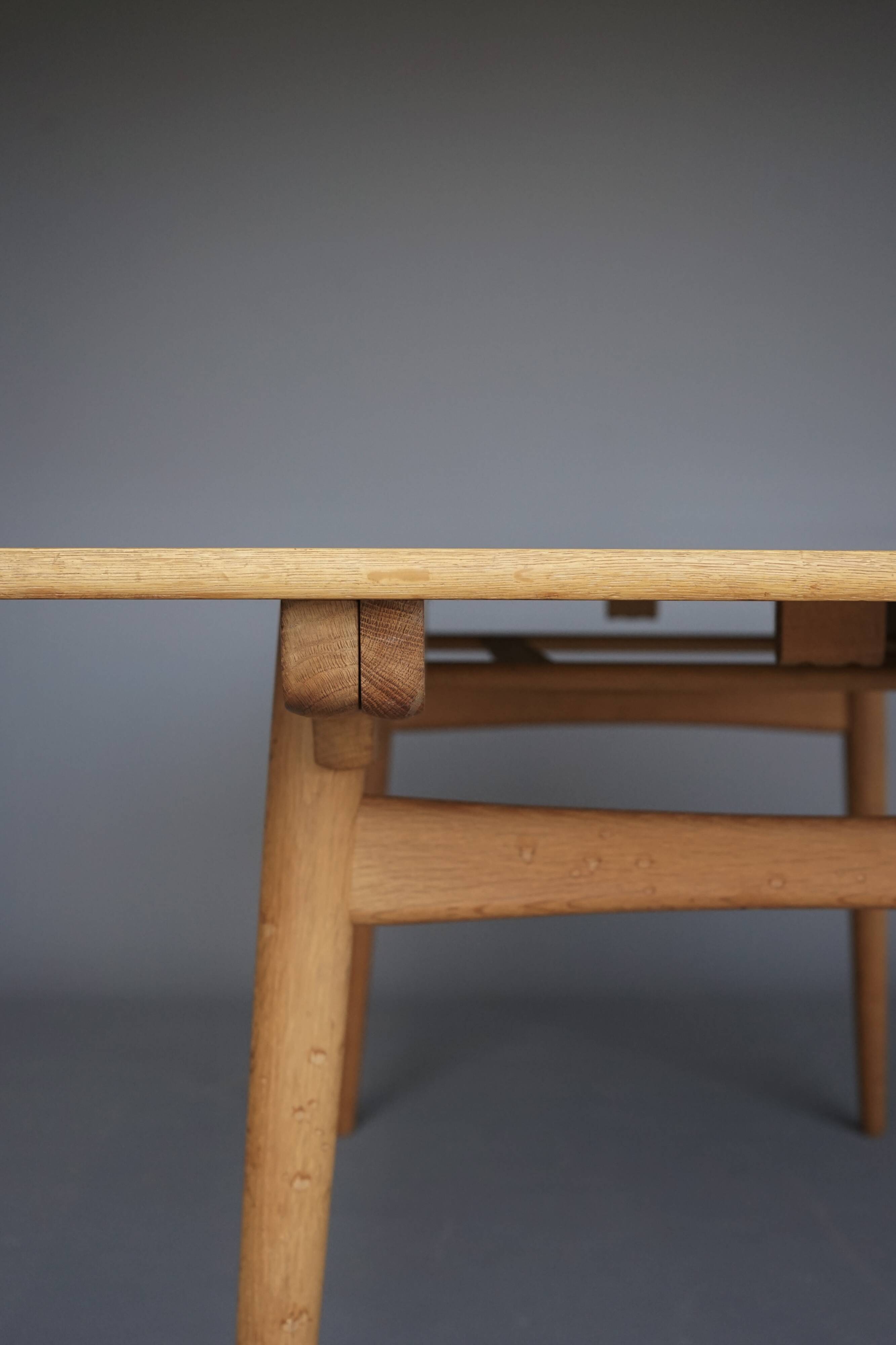 Table à manger extensible en chêne Hans J. Wegner, modèle AT 310, par Andreas Tuck, 196