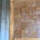 Table basse scandinave en bois années 50-60