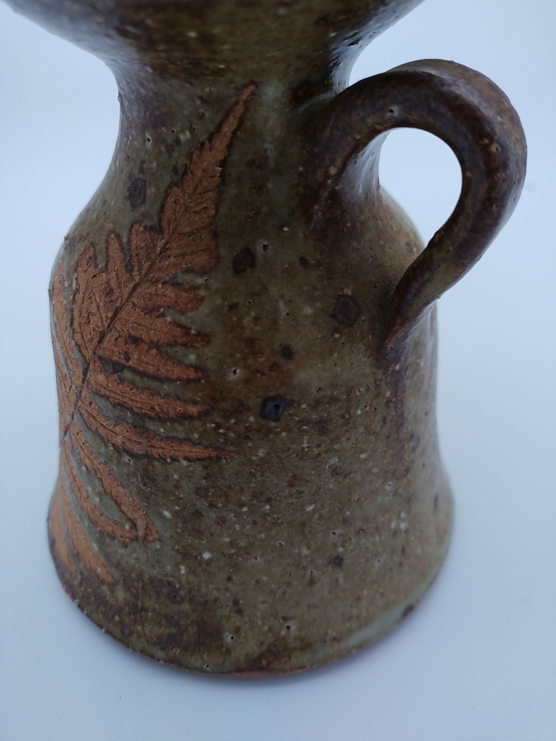 Candle holder in fern decor Alain Blanchard