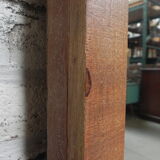 Standing art deco mirror in mahogany frame