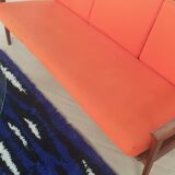 Scandinavian 3-seater teak bench