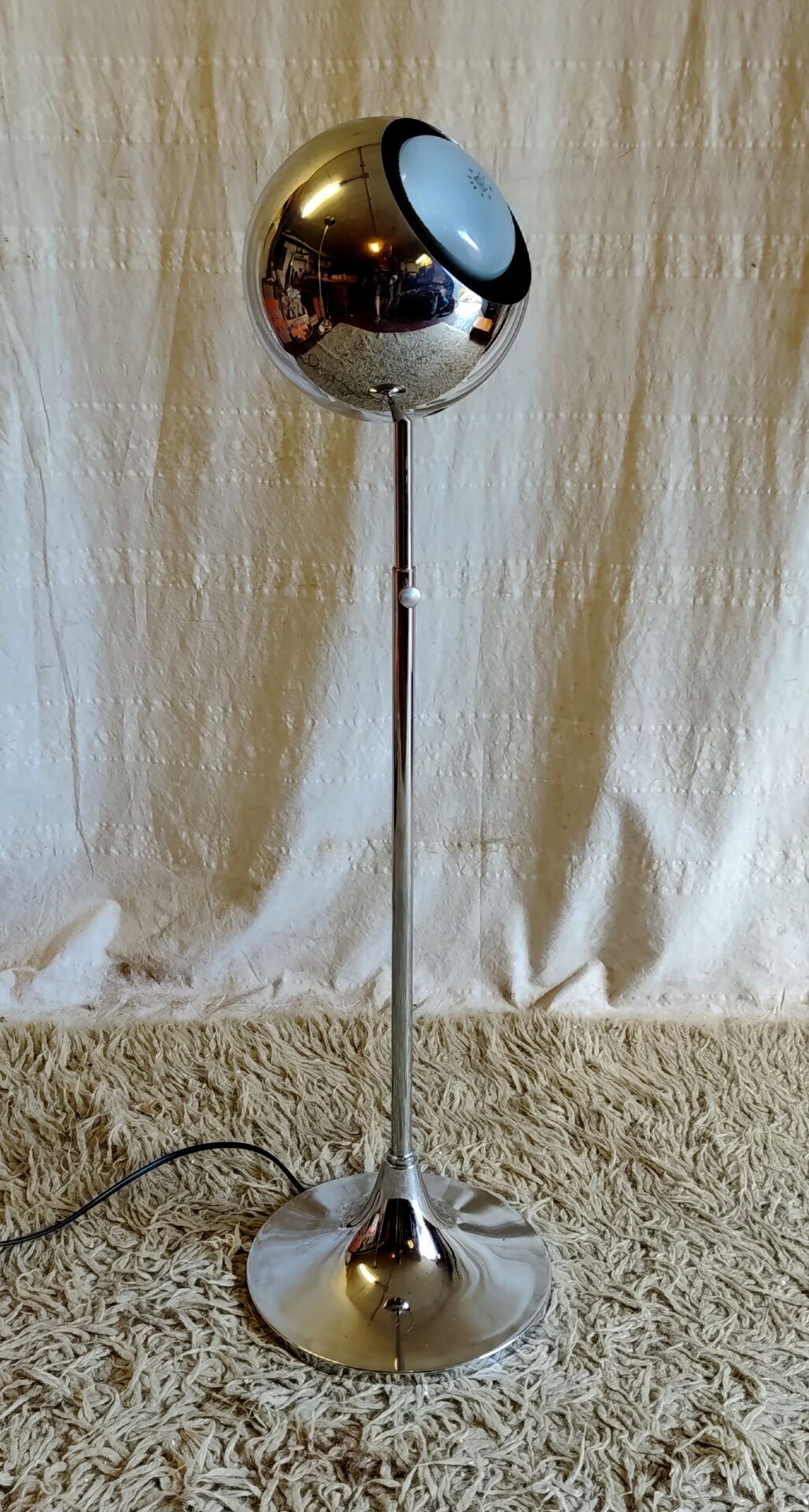 Lampe à poser type Eye-ball style Space-age - années 70 