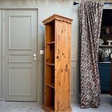 Small vintage bookcase in solid pine