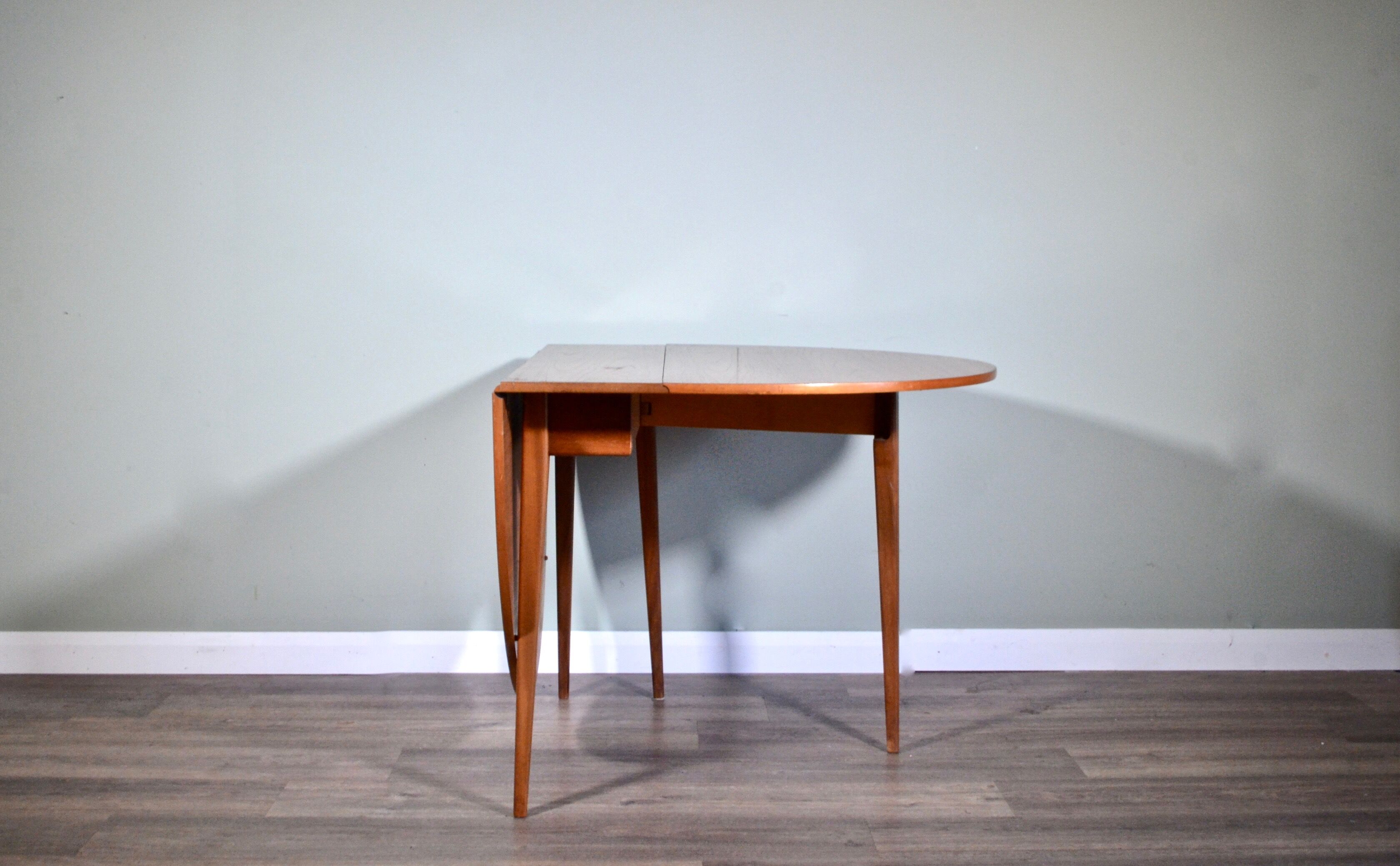 Vintage Midcentury Drop Leaf Teak Table. Delivery. Modern/ Retro / Danish style.