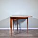 Vintage Midcentury Drop Leaf Teak Table. Delivery. Modern/ Retro / Danish style.