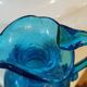 Vase de Murano en verre craquelé