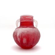 Vase Amphore "Scavo" Vetro Bisazza (Collaboration Segu so) Murano 1993