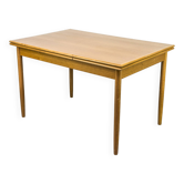 Table à manger extensible danoise en chêne, années 1960