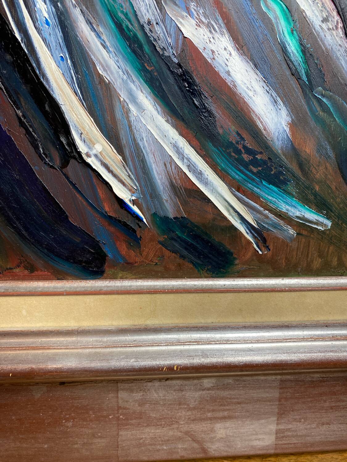 Oil on canvas, The Leap in Faith, Andrew Vicari