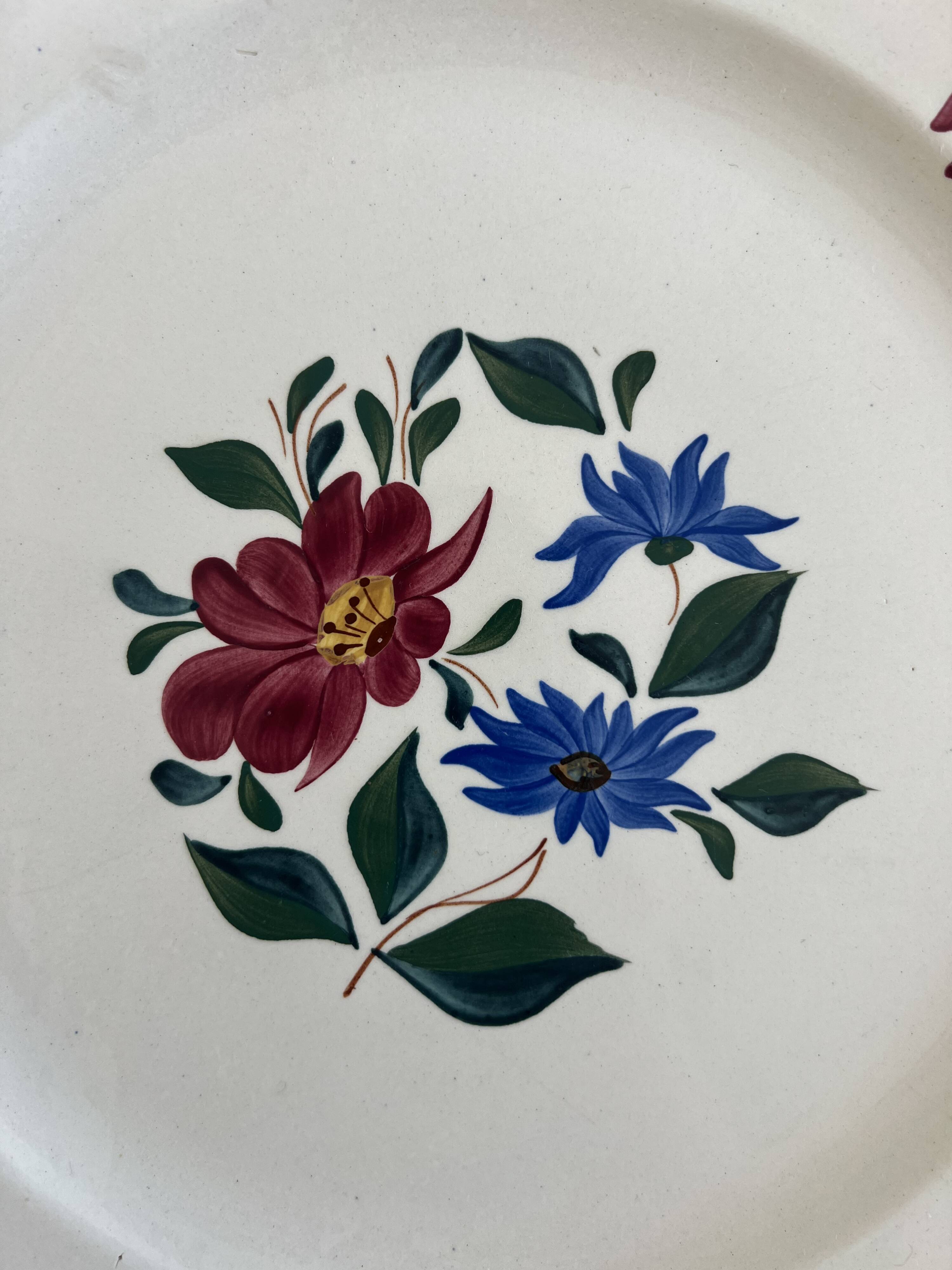 Large presentation dish Sarreguemines and Digoin