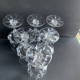 6 Verres à eau – Cristalleries Royales de Champagne - Bayel