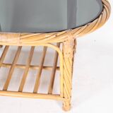 Rattan coffee table