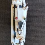 Wooden trawl fishing boat