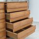 U-453 dub chest of drawers by Jiri Jiroutek for Interier Praha 1960