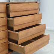 U-453 dub chest of drawers by Jiri Jiroutek for Interier Praha 1960