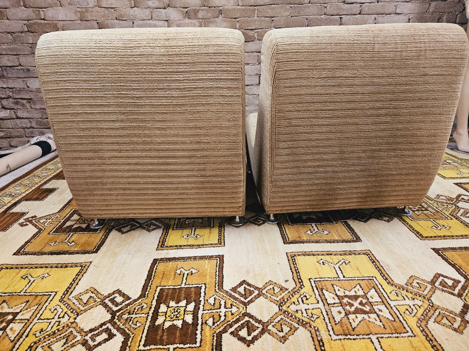 Pair of vintage 70s armchairs