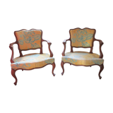 2 fauteuils bas anciens