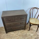 Solid oak chest of drawers 3 drawers 50s