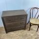 Commode chêne massif 3 tiroirs années 50