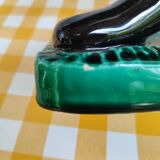 Black panther in ceramic Vallauris