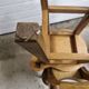 Paire de petites chaises brutalistes