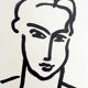 Matisse after Grande tête de Katia, 1994. Lithograph on strong paper