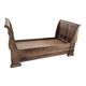 Solid wood bed