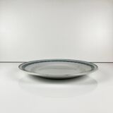 Large round dish "Rachel" Moulins des loups & Hamage, iron earth, 20th century