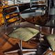 Set of 4 vintage swivel chairs in chrome steel – 1970s NAMCO