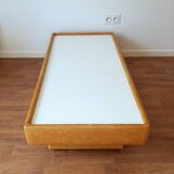 Table basse en cuir 1970