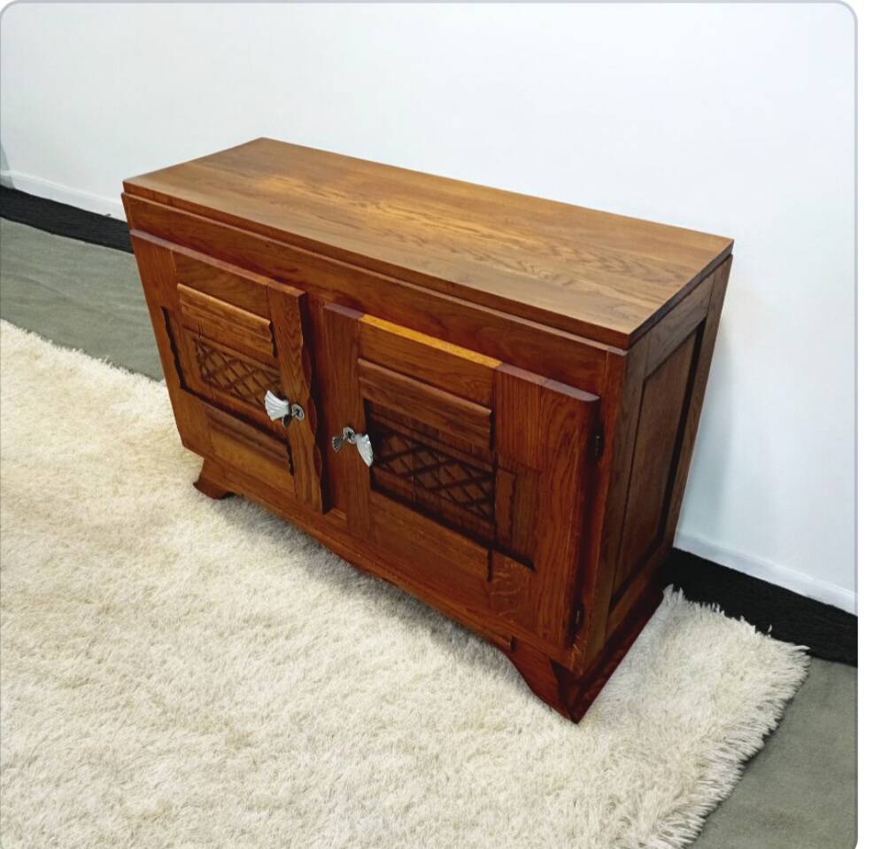 Enfilade / Buffet  vintage  Art Déco en chêne
