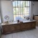 Rustic sideboard XXL 4m solid oak 1950