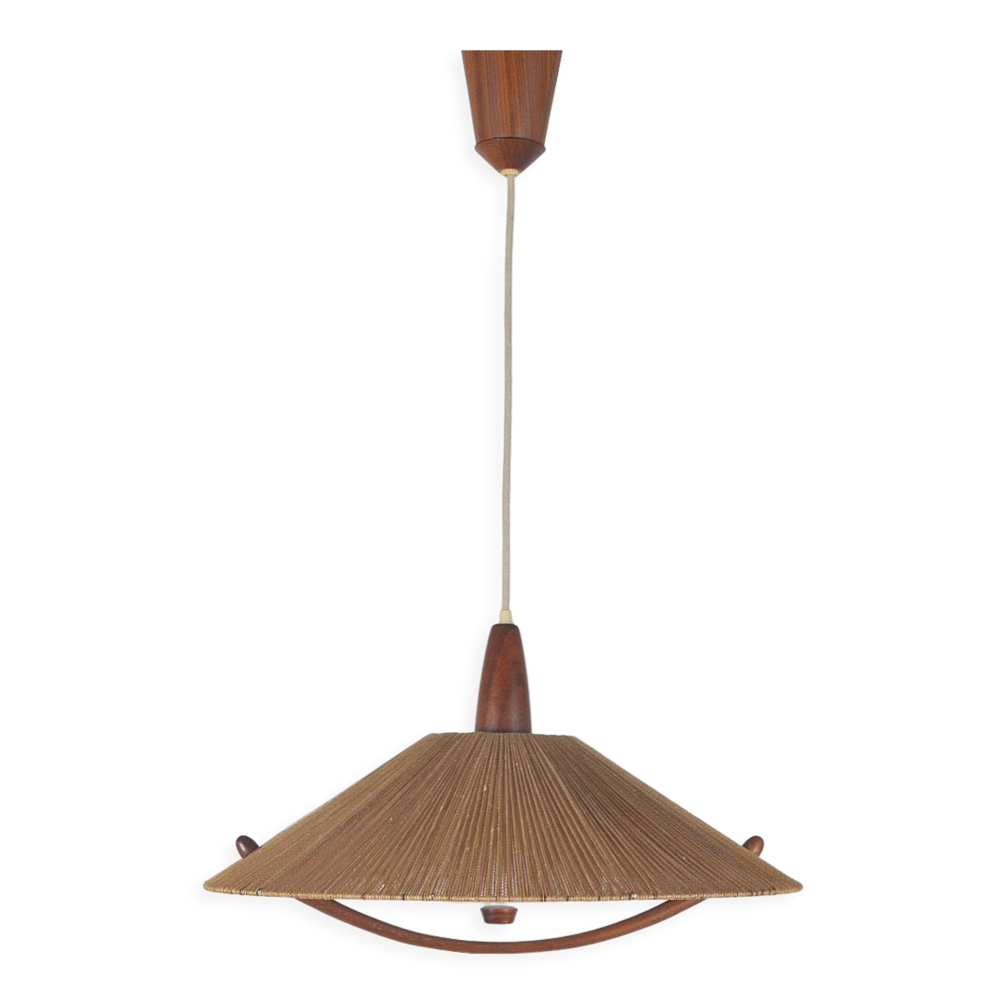 Mid-century hanging lamp by Temde Leuchten, 1960s