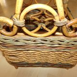 Rattan bottle holders and rope