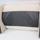 Vico Magistretti "Maralunga" footstool re-upholstered For Cassina