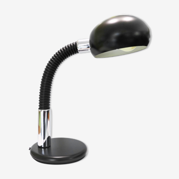 Table lamp or desk gamma lux italy black and chrome