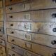 Oak craft cabinet – 60 drawers with label holders