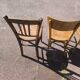 Lot de 6 chaises de bistrot dépareillées bois
