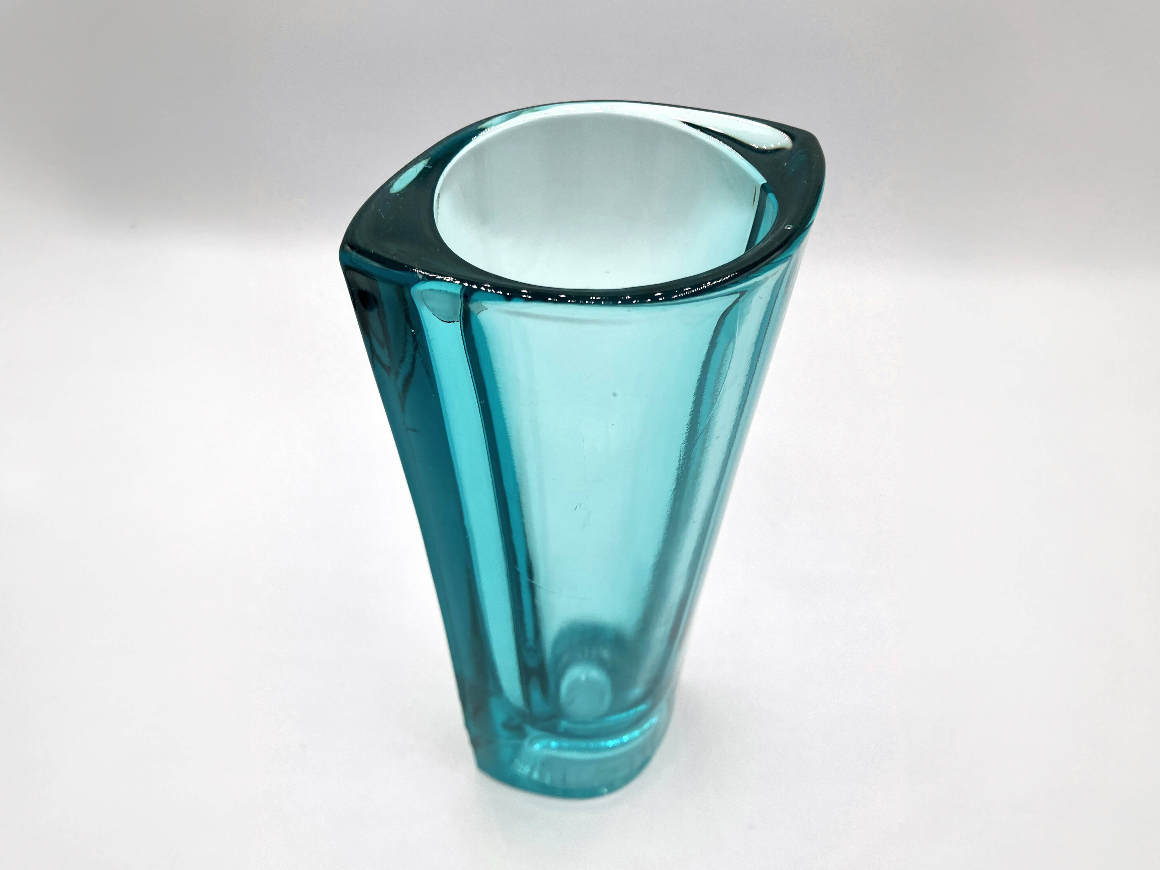 Sklo union vase • rosice glassware • design milos filip, 1960