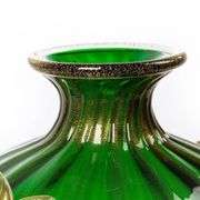 Murano glass table lamp with 24 kt gold.