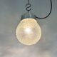 Vintage White Porcelain Pendant Light, 1970s