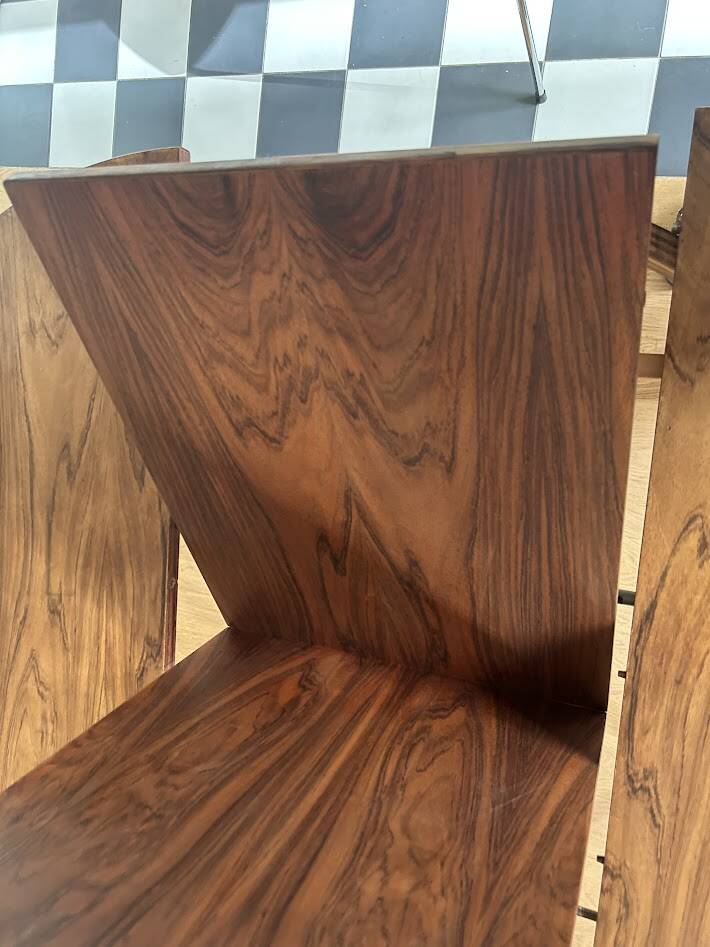 Rosewood table with butterfly extension