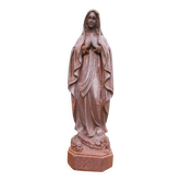 Cast iron statue of the Virgin Mary