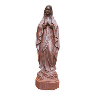 Statue en fonte de la Vierge Marie