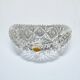 Oval salad bowl in cut crystal from Lorraine 1960 - crystal fruit bowl