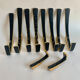 Aluminium wall hooks from Herta Baller, set of 10