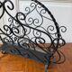 Wrought iron magazine rack