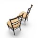 2 x French Giltwood Salon Side Chair